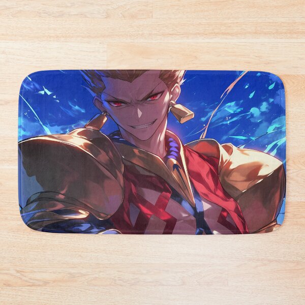 Item preview, Gilgamesh Fate Stay Night Golden Armor King With Smug Grin designed and sold by Spraykart.