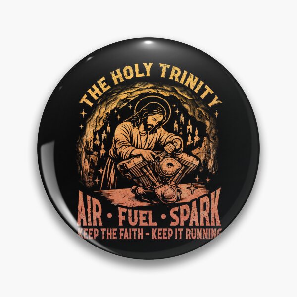 Item preview, Holy Trinity Air Fuel Spark Keep The Faith Keep It Running designed and sold by Ortigzitoun.