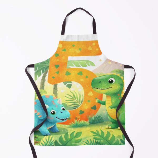 Item preview, Pastel Dinosaur 5th Birthday – Cute Soft Dino Party Illustration designed and sold by myforestfog.