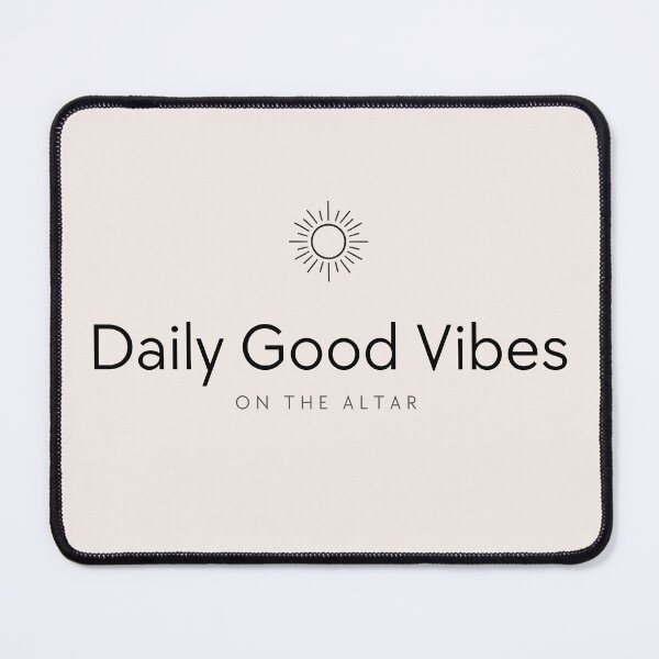 Item preview, Typography Design: Daily Good Vibes Only | Positive Energy Spiritual designed and sold by CosmicQuietStudio.