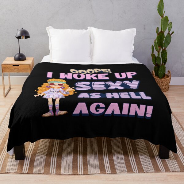 Item preview, I woke up sexy as hell again - blonde hippie designed and sold by TrueFeminine.