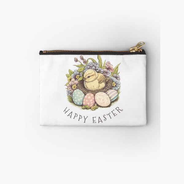 Item preview, Happy Easter Cute Chick Easter Eggs Floral Retro designed and sold by SecretDicer.