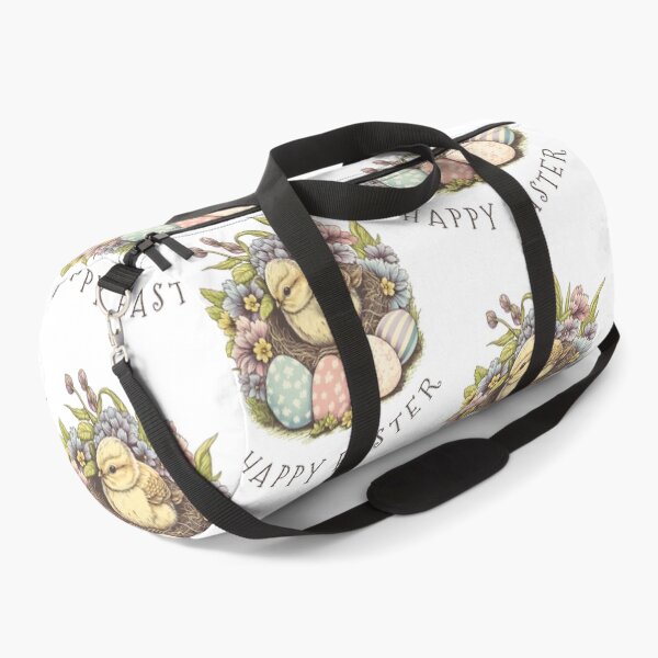 Item preview, Happy Easter Cute Chick Easter Eggs Floral Retro designed and sold by SecretDicer.