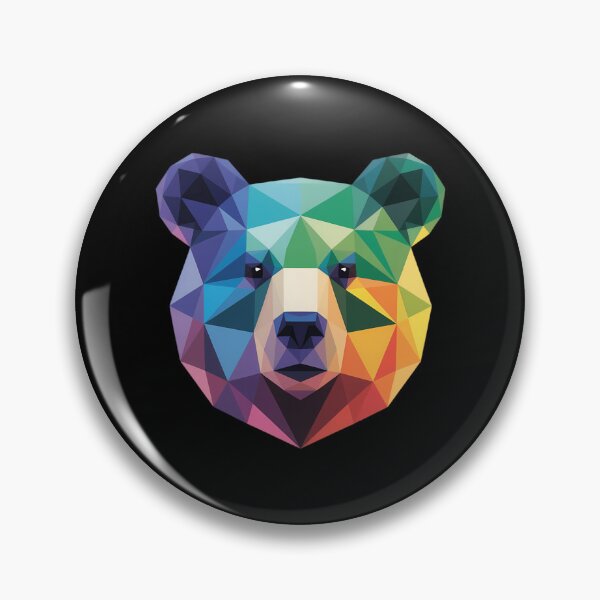 Item preview, Geometric Bear LGBT Rainbow Flag Gay Pride Men Women designed and sold by VENOM0RIOT.