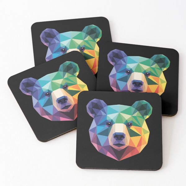 Item preview, Geometric Bear LGBT Rainbow Flag Gay Pride Men Women designed and sold by VENOM0RIOT.