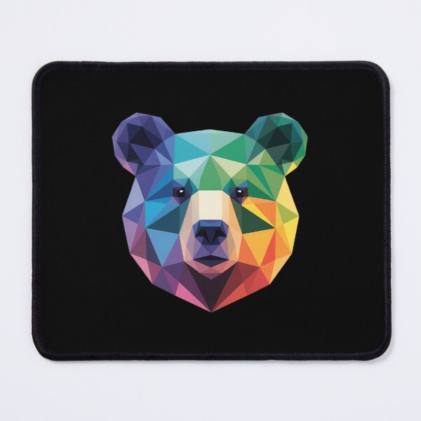 Item preview, Geometric Bear LGBT Rainbow Flag Gay Pride Men Women designed and sold by VENOM0RIOT.