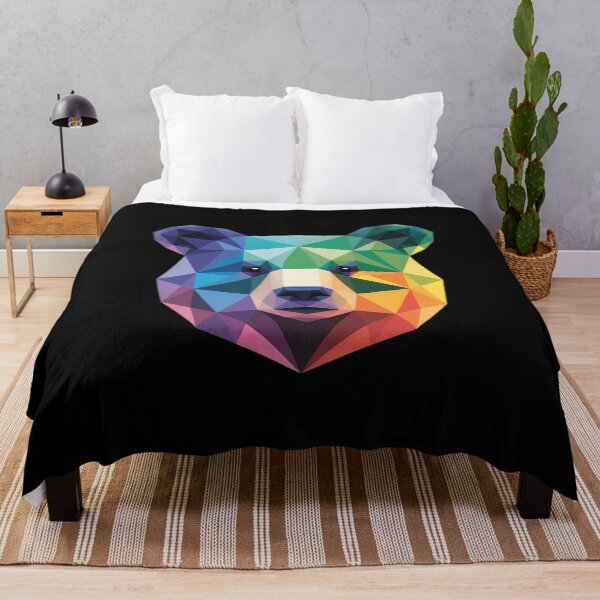 Item preview, Geometric Bear LGBT Rainbow Flag Gay Pride Men Women designed and sold by VENOM0RIOT.