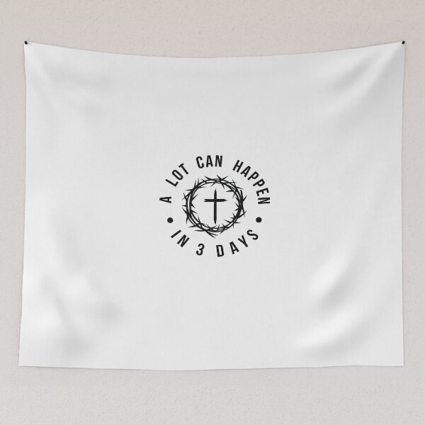 Item preview, A Lot Can Happen In 3 Days Easter Jesus Christ  designed and sold by Thread&Fable.
