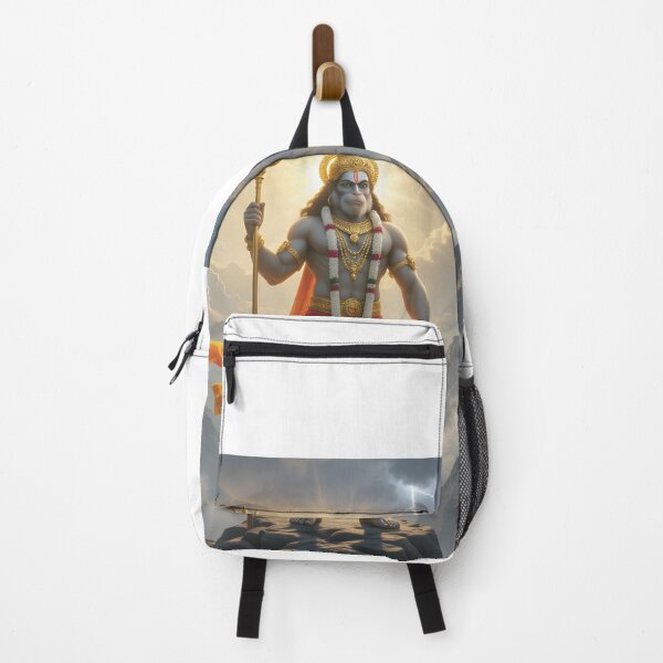 Item preview, Divine Power of Hanuman | Majestic Bajrangbali Spiritual Art 8K” designed and sold by SoulGraphixx.
