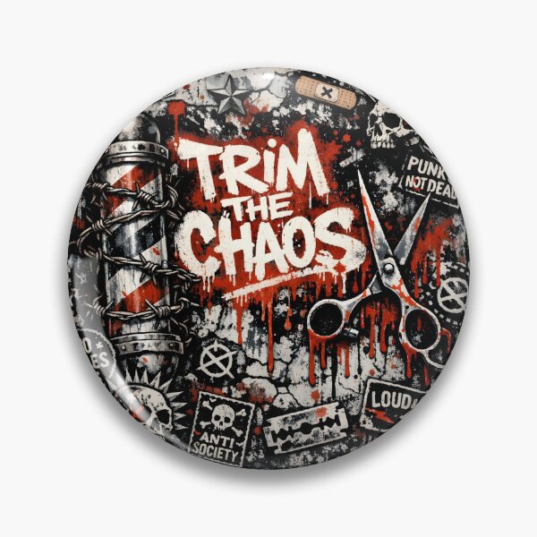 Item preview, Trim the Chaos Grunge Aesthetic Collage Art designed and sold by SplashTastic.