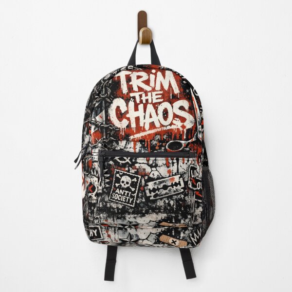 Item preview, Trim the Chaos Grunge Aesthetic Collage Art designed and sold by SplashTastic.
