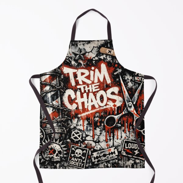 Item preview, Trim the Chaos Grunge Aesthetic Collage Art designed and sold by SplashTastic.