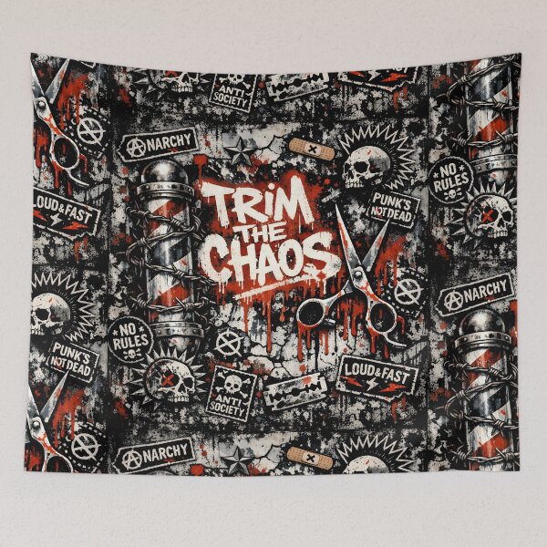 Item preview, Trim the Chaos Grunge Aesthetic Collage Art designed and sold by SplashTastic.