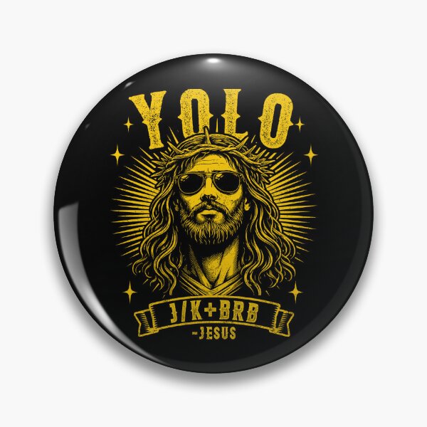 Item preview, YOLO LOL JK BRB Jesus Faith Easter Resurrection Funny Jesus Gear designed and sold by Patchina.