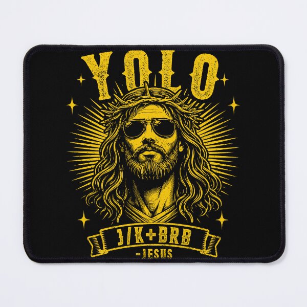 Item preview, YOLO LOL JK BRB Jesus Faith Easter Resurrection Funny Jesus Gear designed and sold by Patchina.