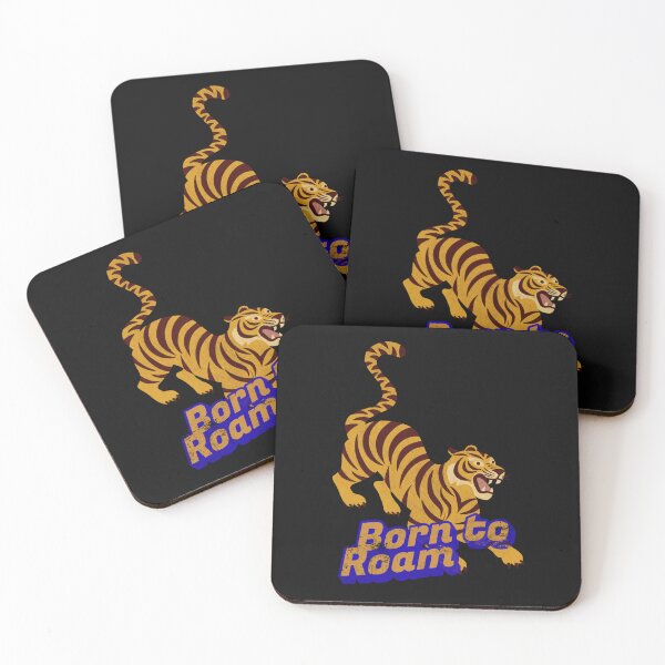 Item preview, Born to Roam – Retro Tiger Graphic Vintage Tiger Adventure Graphic designed and sold by NoemiMarozsan.