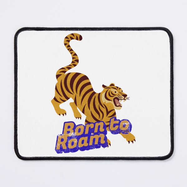 Item preview, Born to Roam – Retro Tiger Graphic Vintage Tiger Adventure Graphic designed and sold by NoemiMarozsan.