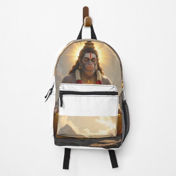 Item preview, Peaceful Hanuman Meditation | Divine Spiritual Calm Art” designed and sold by SoulGraphixx.