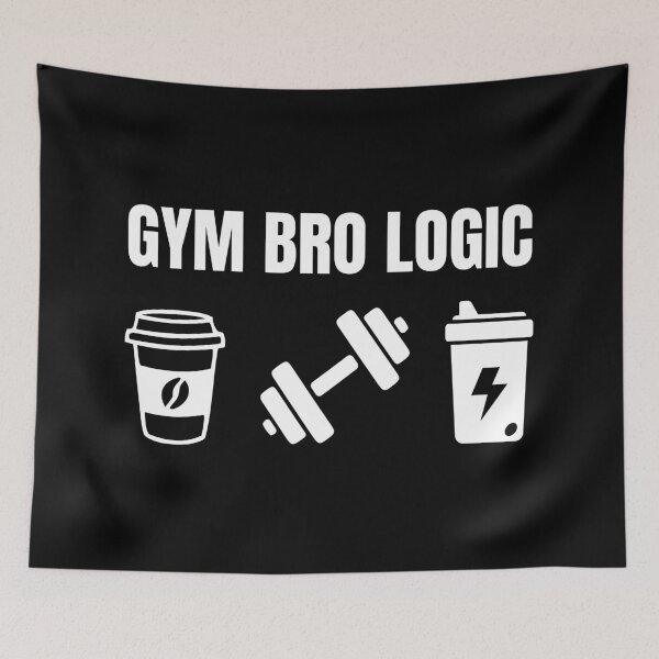 Item preview, Gym Bro Logic | Coffee & Protein Tee – Perfect for Fitness Lovers designed and sold by Artycom.