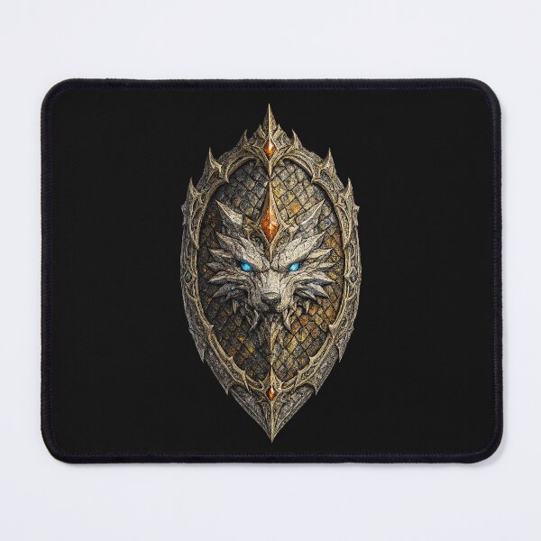 Item preview, Ancient Wolf Emblem Ornate Shield designed and sold by RobertLeibowitz.