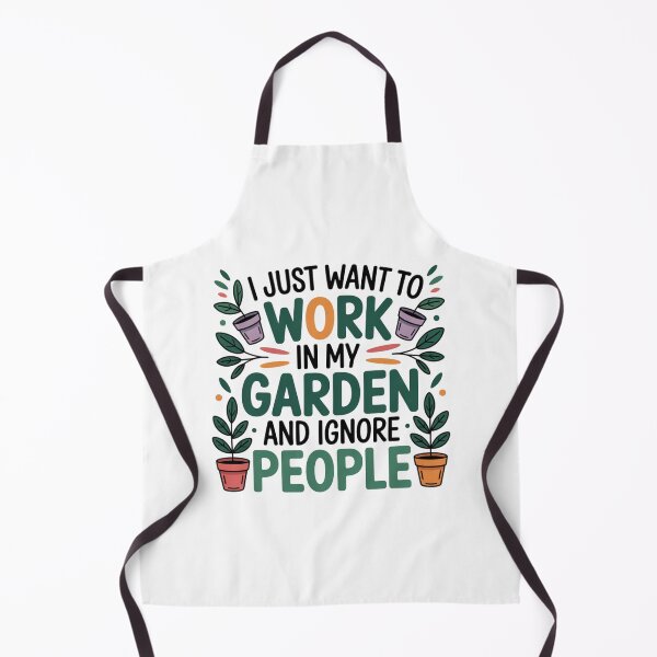 Item preview, I Just Want To Work In My Garden And Ignore People - Funny Gardening Quote designed and sold by Mpsir.