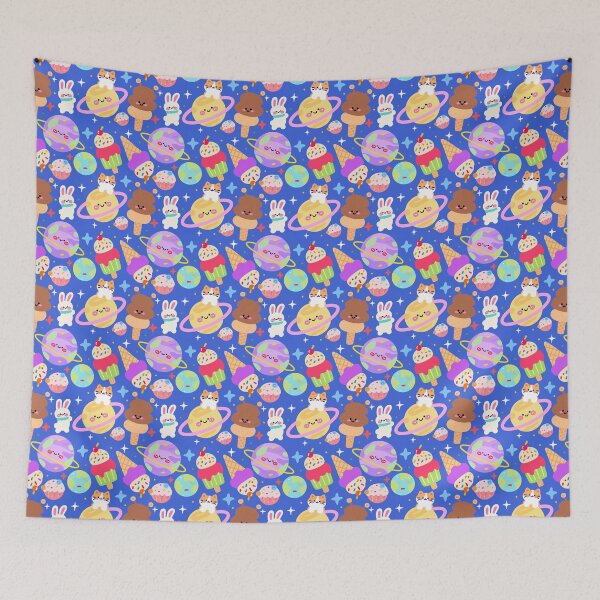 Item preview, Ice Cream Planet Party Seamless  designed and sold by KJackArtwork.