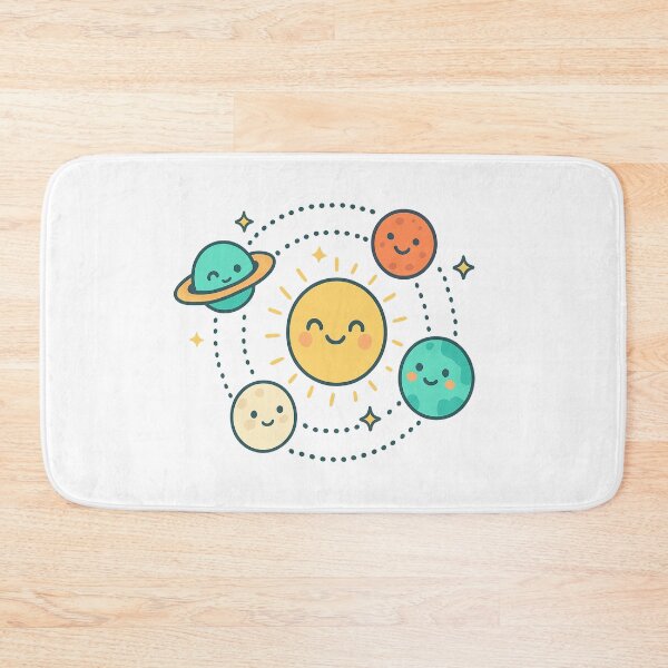 Item preview, Cute Solar System Cartoon designed and sold by Velvet-motive.