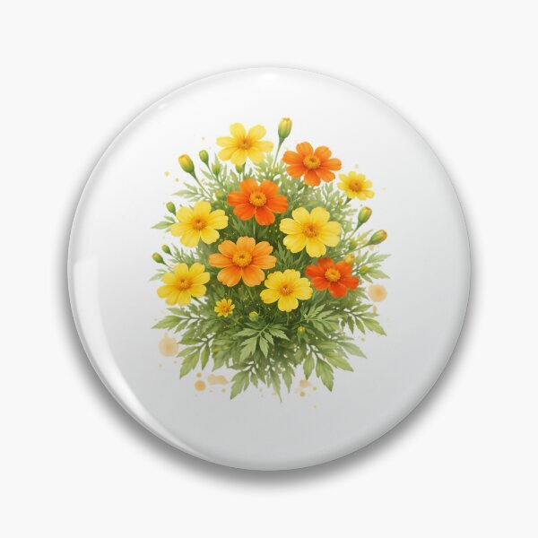 Item preview, Signet Marigold (Tagetes tenuifolia) designed and sold by HOMETOWN86.