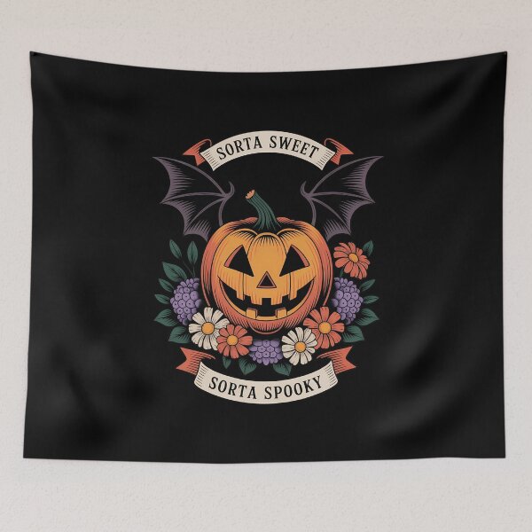 Item preview, Halloween Coquette Spooky Season Fall Trendy Halloween A jack-o’-lantern Sorta Sweet, Sorta Spooky designed and sold by VENOM0RIOT.