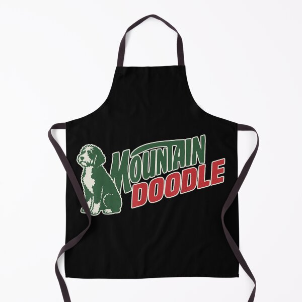 Item preview, Mountain Doodle Dog Bernedoodle Goldendoodle Outdoor Adventure Retro Soda Parody Art designed and sold by HarinDonreka.