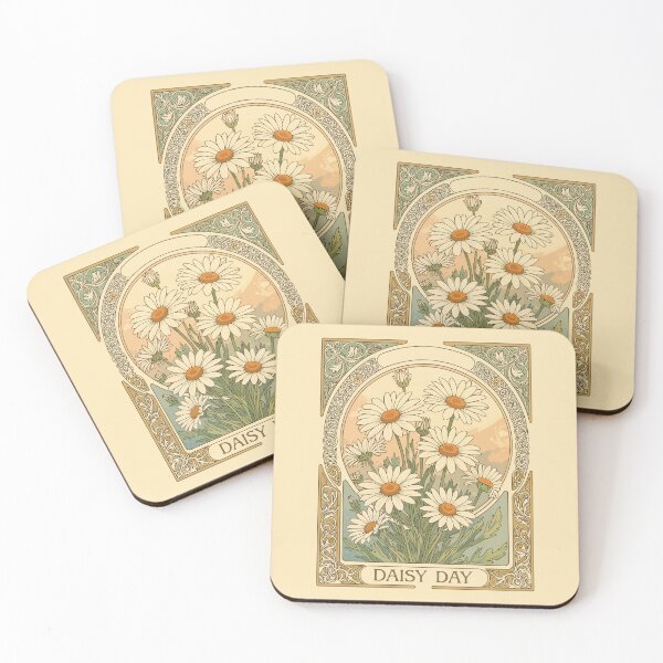 Item preview, Art Nouveau Spring Daisy designed and sold by taiche.