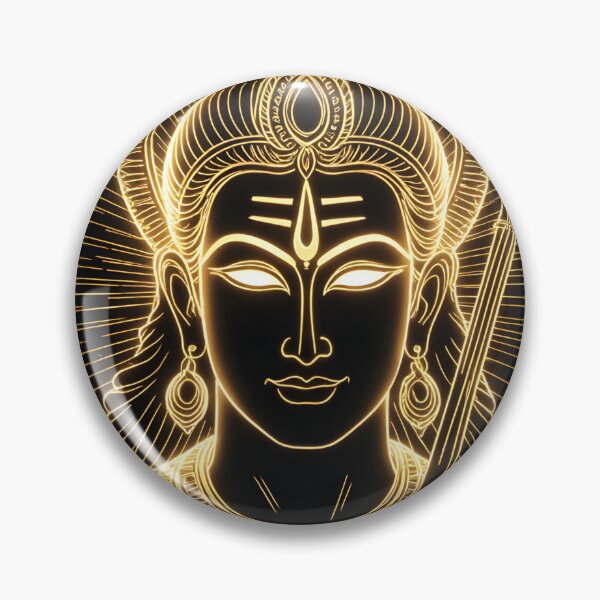 Item preview, “Royal Ram Navami Gold Design | Lord Ram Silhouette Black T-Sh designed and sold by SoulGraphixx.