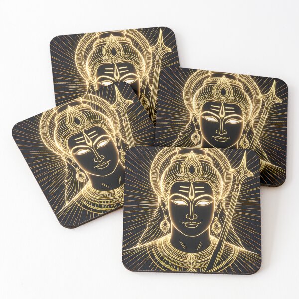 Item preview, “Royal Ram Navami Gold Design | Lord Ram Silhouette Black T-Sh designed and sold by SoulGraphixx.
