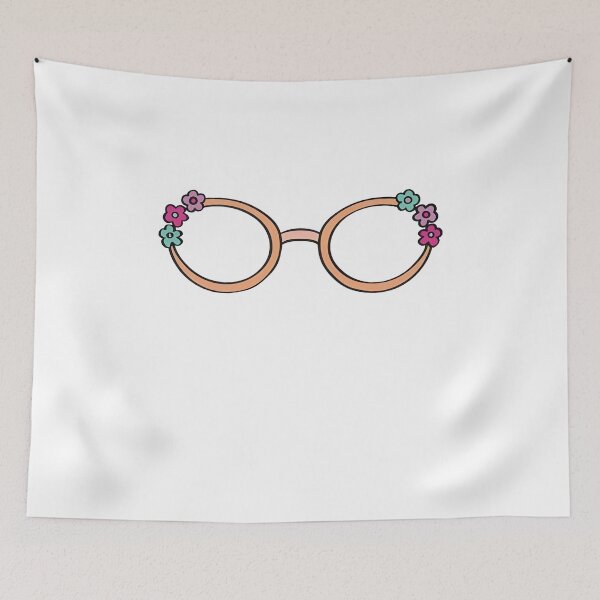 Item preview, Cute Floral Glasses Graphic designed and sold by Lakatosarpad.