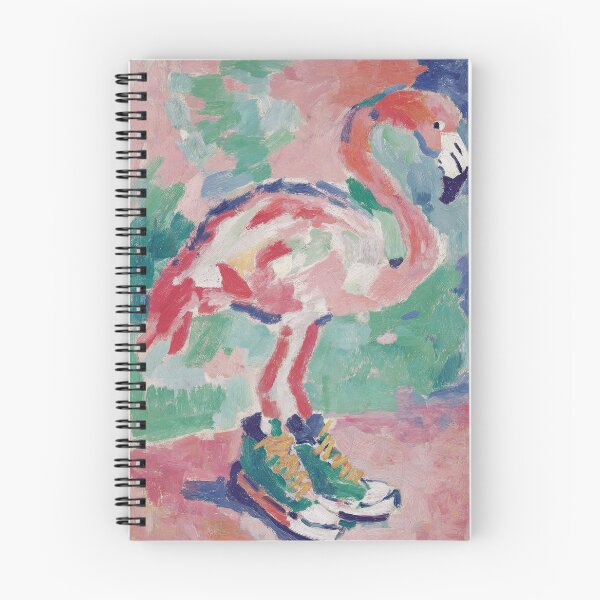 Item preview, Flamingo in Sneakers Fauvist Art designed and sold by ArtHouseNiklas.