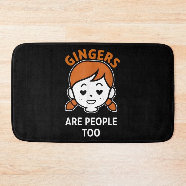 Item preview, Gingers Are People Too Funny Redhead Pride Girl Heart Eyes Cartoon Art designed and sold by HarinDonreka.