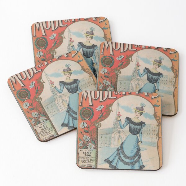 Item preview, La Mode de Paris 1898 Cover designed and sold by BestVarieties.