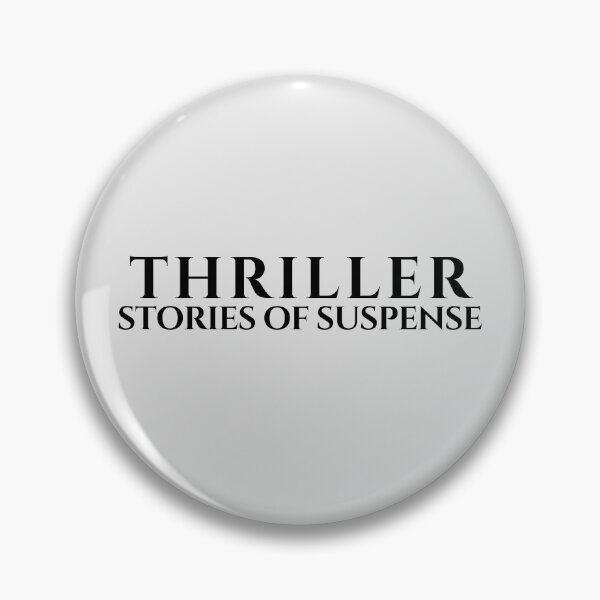 Item preview, Thriller Typography – Stories of Suspense Minimalist Design designed and sold by PKDWriterMerch.