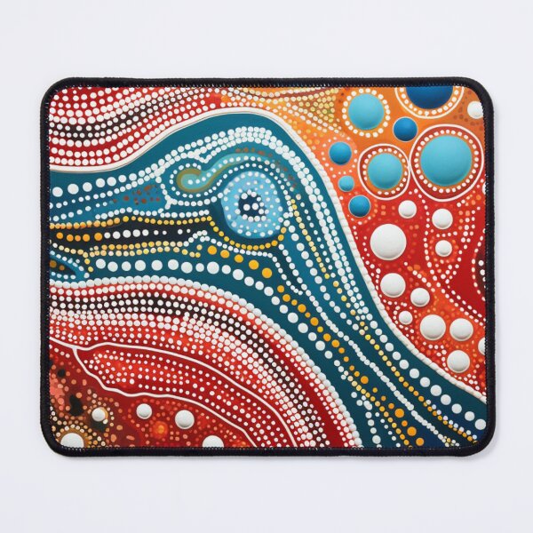 Item preview, Aboriginal Inspired Dot Art - Lava Wins designed and sold by GrinGalore.