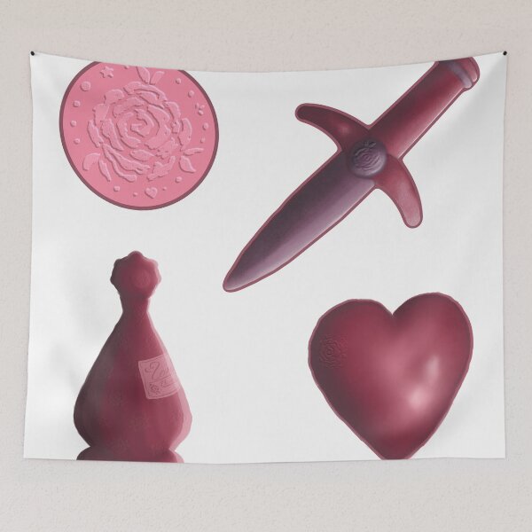 Item preview, Heart Love Rose Witchy Sticker Pack designed and sold by sunscasm.