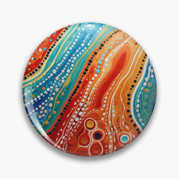 Item preview, Aboriginal Inspired Dot Art - Counter Streams designed and sold by GrinGalore.