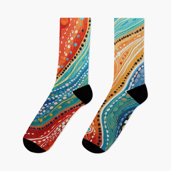 Item preview, Aboriginal Inspired Dot Art - Counter Streams designed and sold by GrinGalore.