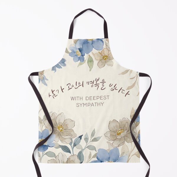 Item preview, With Sympathy Korean Floral Greeting  designed and sold by HowToCanadian.