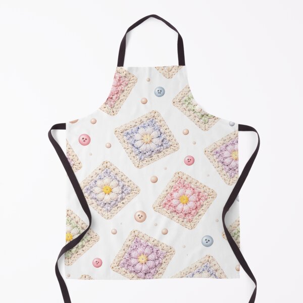 Item preview, Pastel Crochet Granny Square Pattern – Cute Floral Yarn Design designed and sold by CreativeNest88.