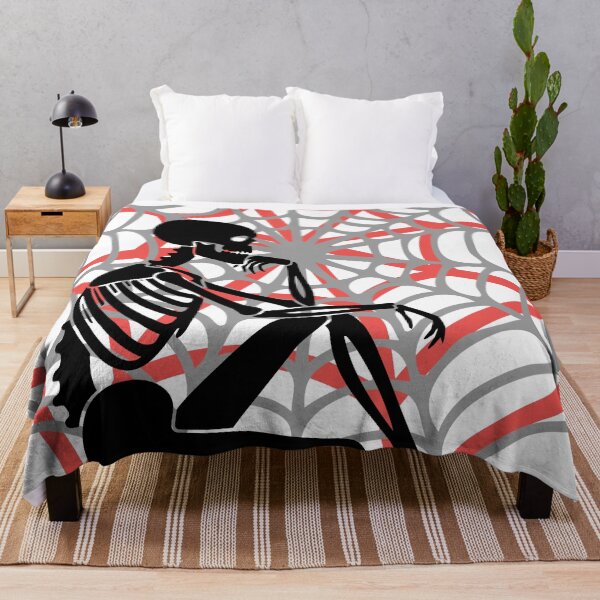 Item preview, Traped in my thoughts - Skeleton in spider web aesthetic designed and sold by Don'tBlinkDesigns.