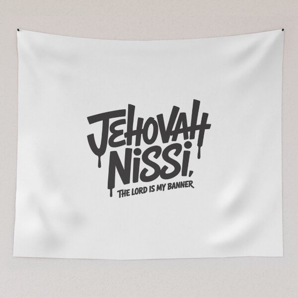 Item preview, Jehovah Nissi The Lord Is My Banner Christian Shirt Design designed and sold by HahaHandlesHub.