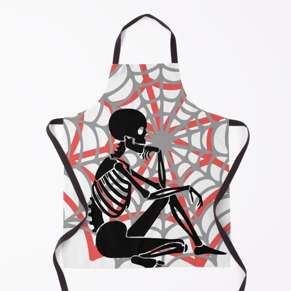 Item preview, Traped in my thoughts - Skeleton in spider web aesthetic designed and sold by Don'tBlinkDesigns.