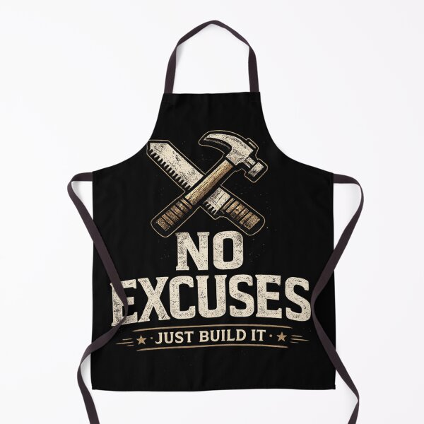 Item preview, No Excuses Just Build It Carpenter Tool designed and sold by MasticGraphic.