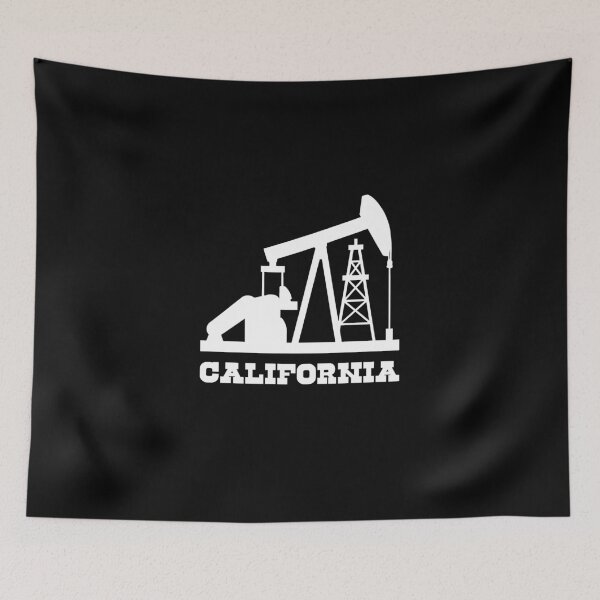 Item preview, California Oilfield Pumpjack Design designed and sold by RetroMaritalArt.