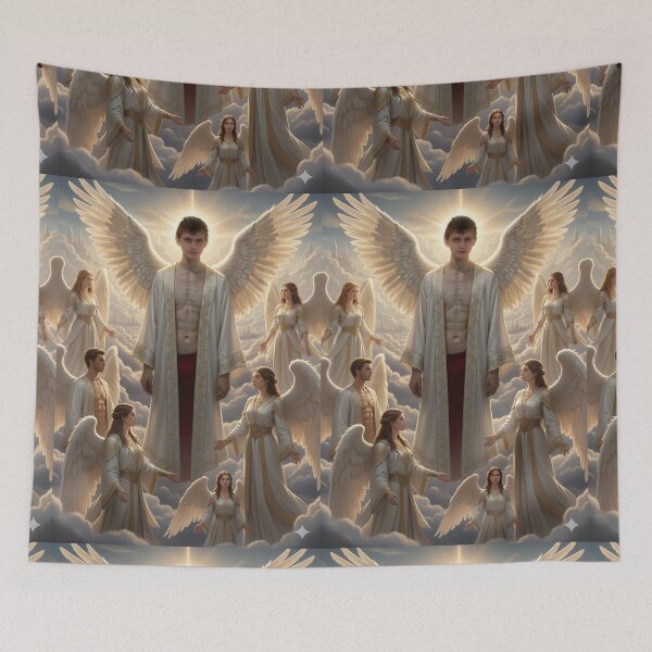 Item preview, Angel with company angels in heaven to glory designed and sold by Nalimkibard.
